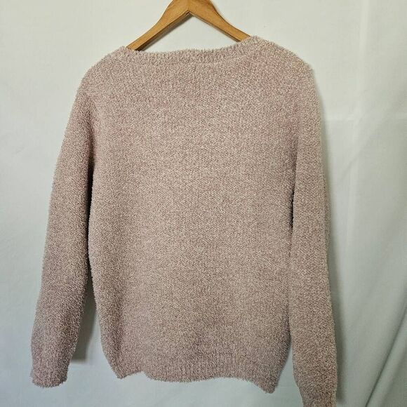 Barefoot Dreams Cozychic Seaside Crew-neck Pullover Sweater sz Small - Picture 2 of 5